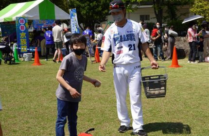 2022春の上州どっと楽市_野球教室