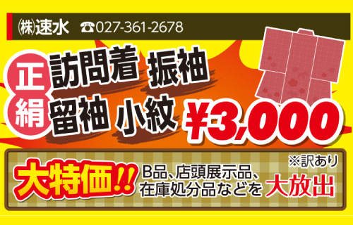 正絹訪問着留袖振袖小紋